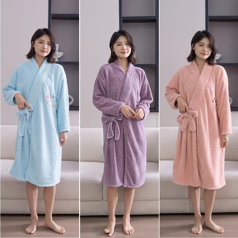 Peignoir en microfibre