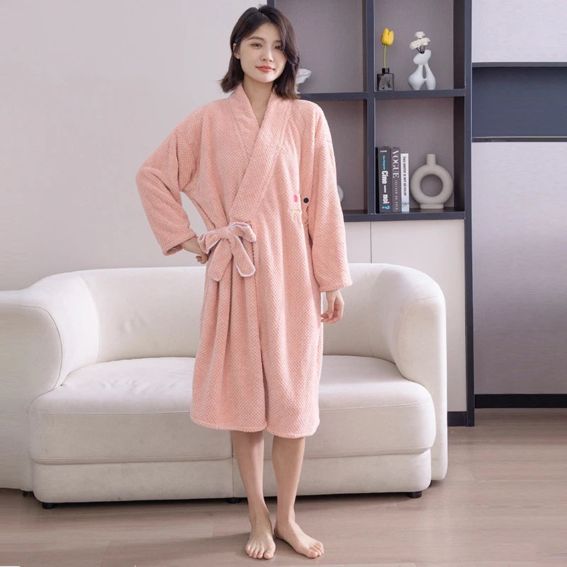 Peignoir en microfibre