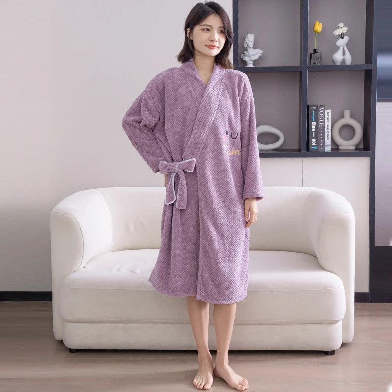 Peignoir en microfibre