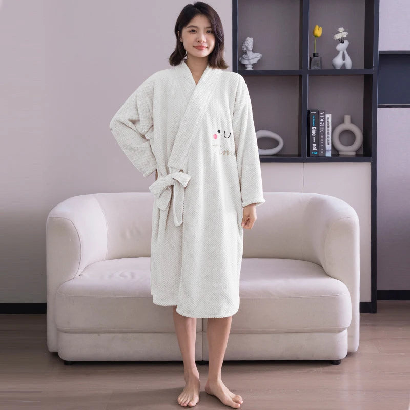 Peignoir en microfibre