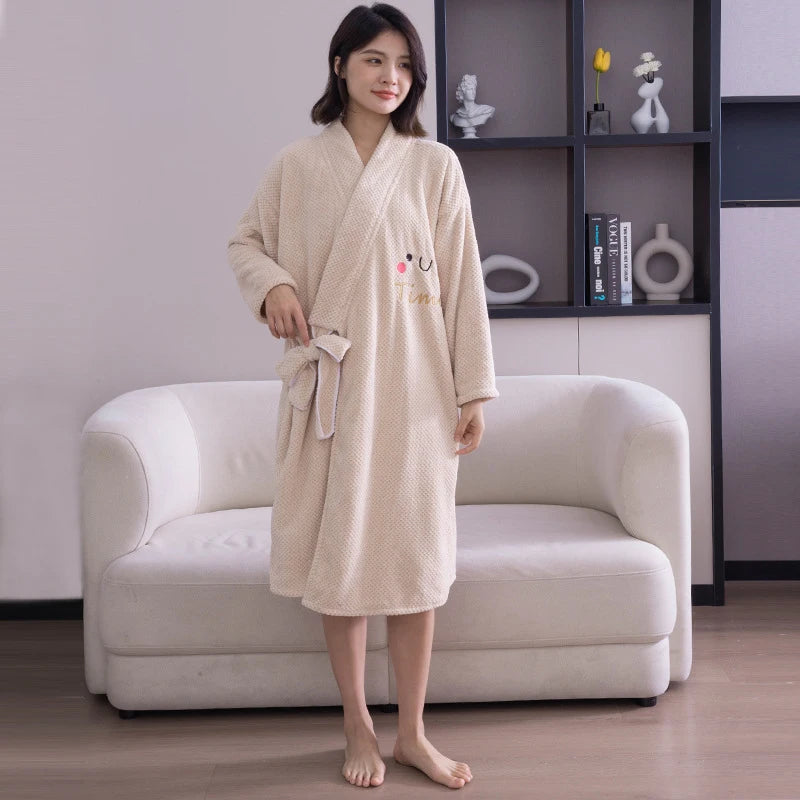 Peignoir en microfibre