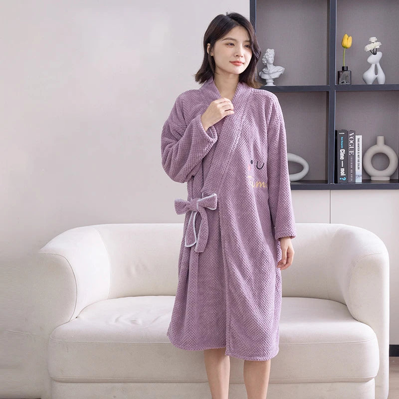 Peignoir en microfibre