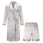 Peignoir en satin homme - Vignette | petit peignoir