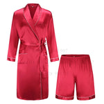 Peignoir en satin homme - Vignette | petit peignoir