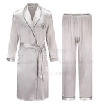 Peignoir en satin homme - Vignette | petit peignoir