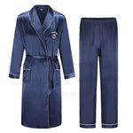 Peignoir en satin homme - Vignette | petit peignoir