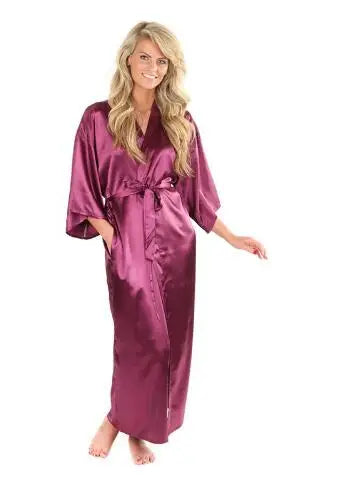 Peignoir en soie femme