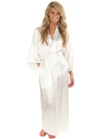 Peignoir en soie femme
