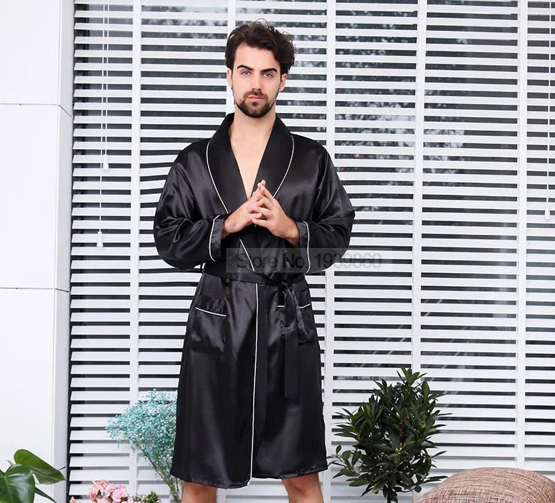 Peignoir en soie homme