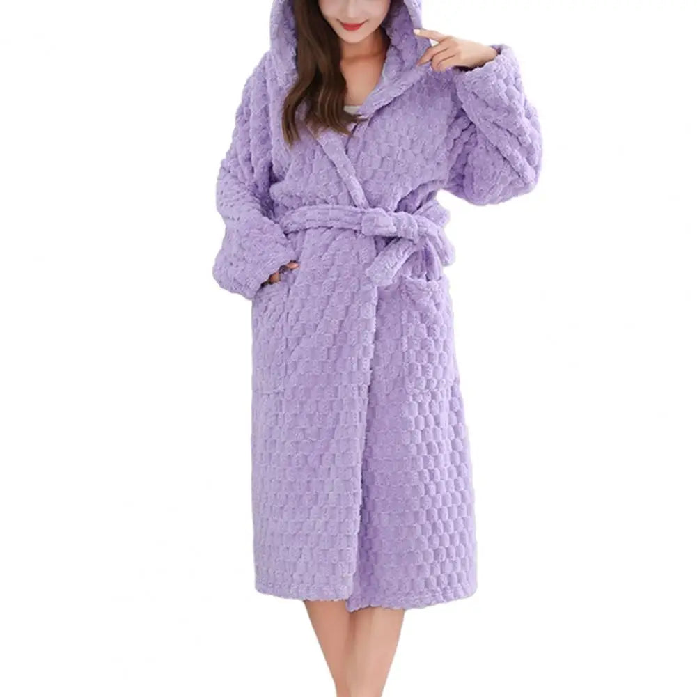 Peignoir en velours femme
