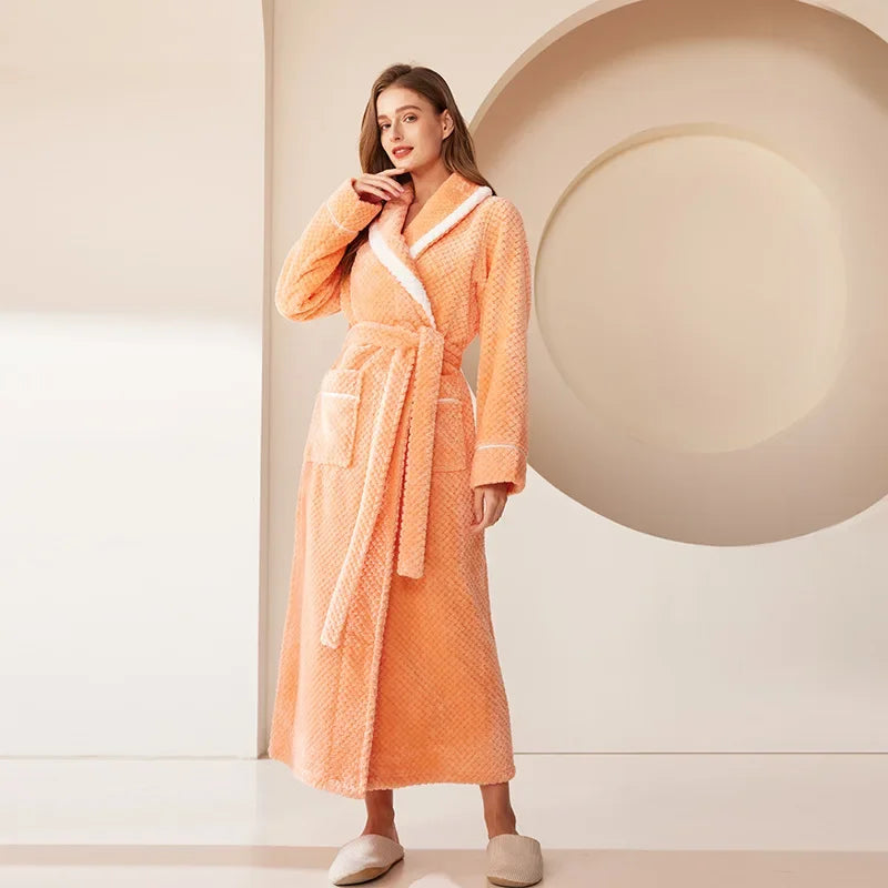 Peignoir femme chaud
