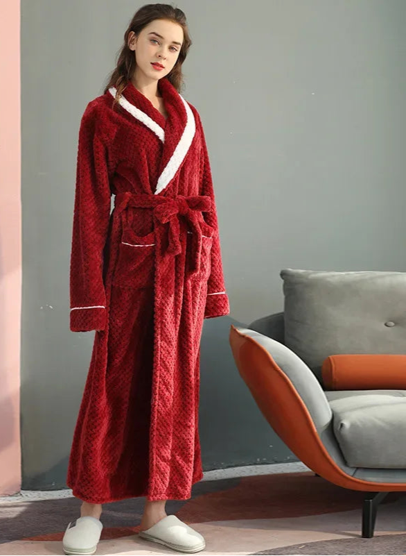 Peignoir femme chaud