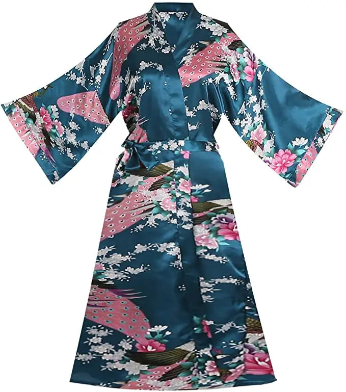 Peignoir femme en satin