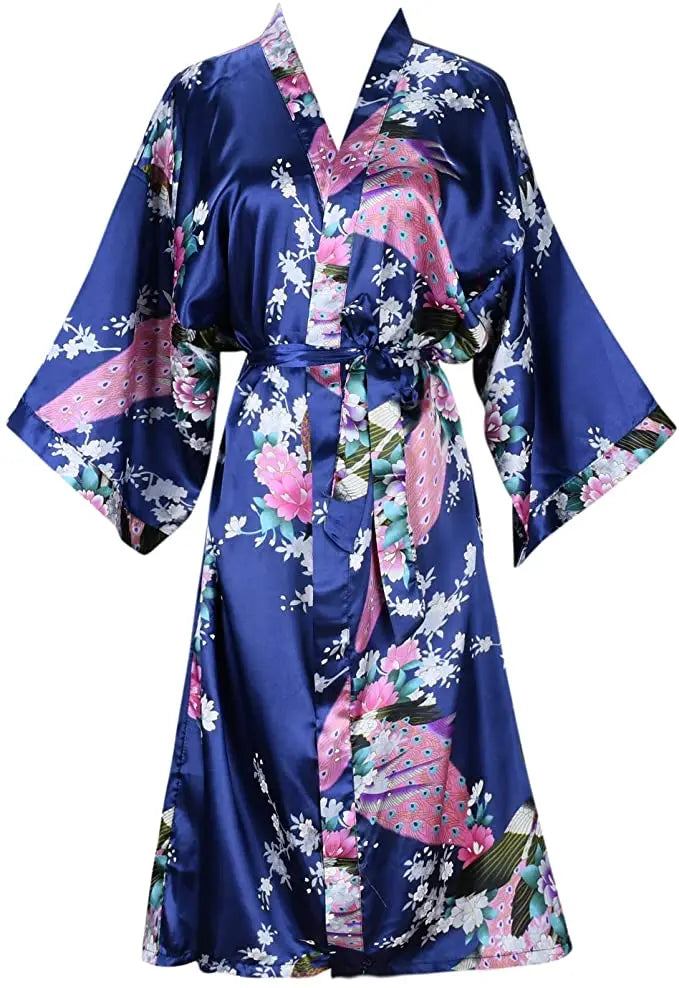 Peignoir femme en satin
