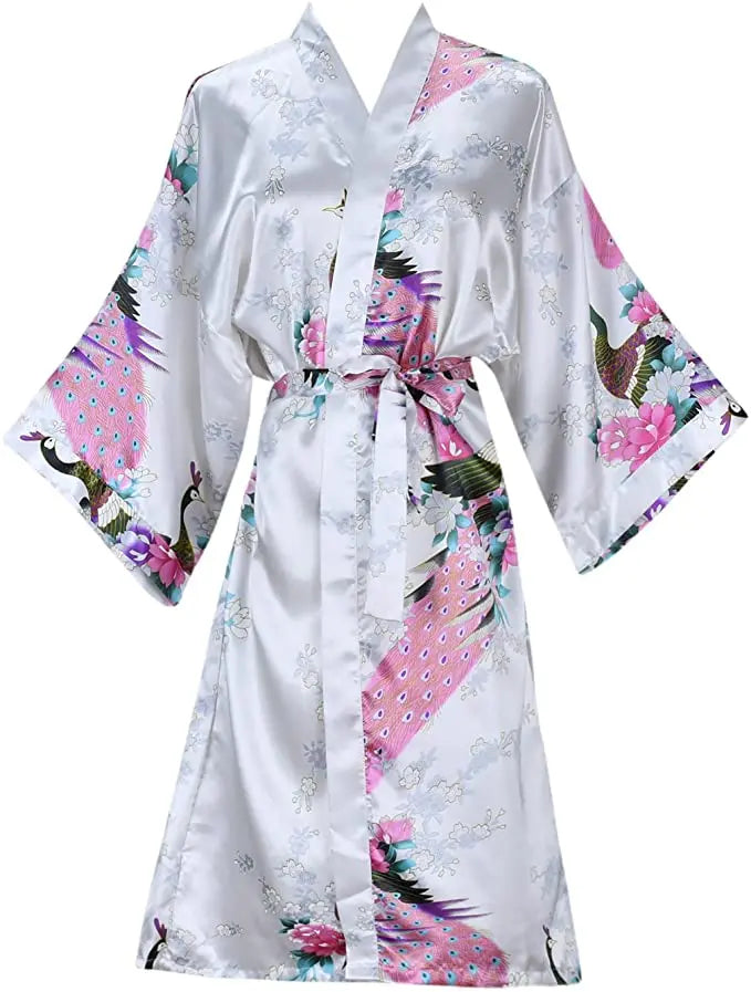 Peignoir femme en satin