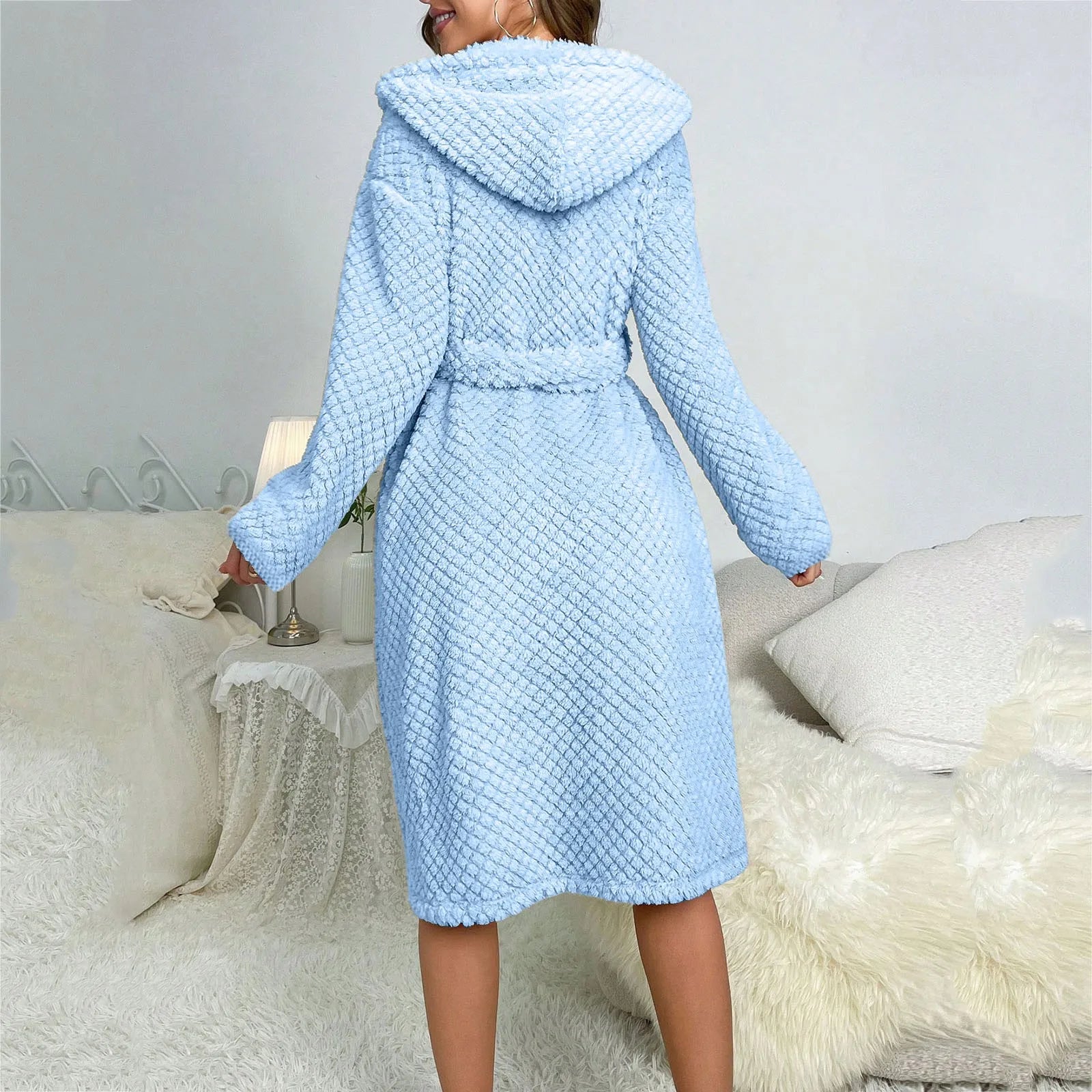 Peignoir femme polaire
