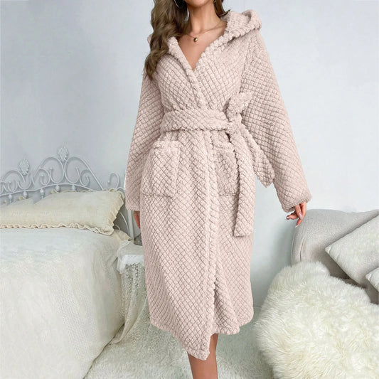 Peignoir femme polaire