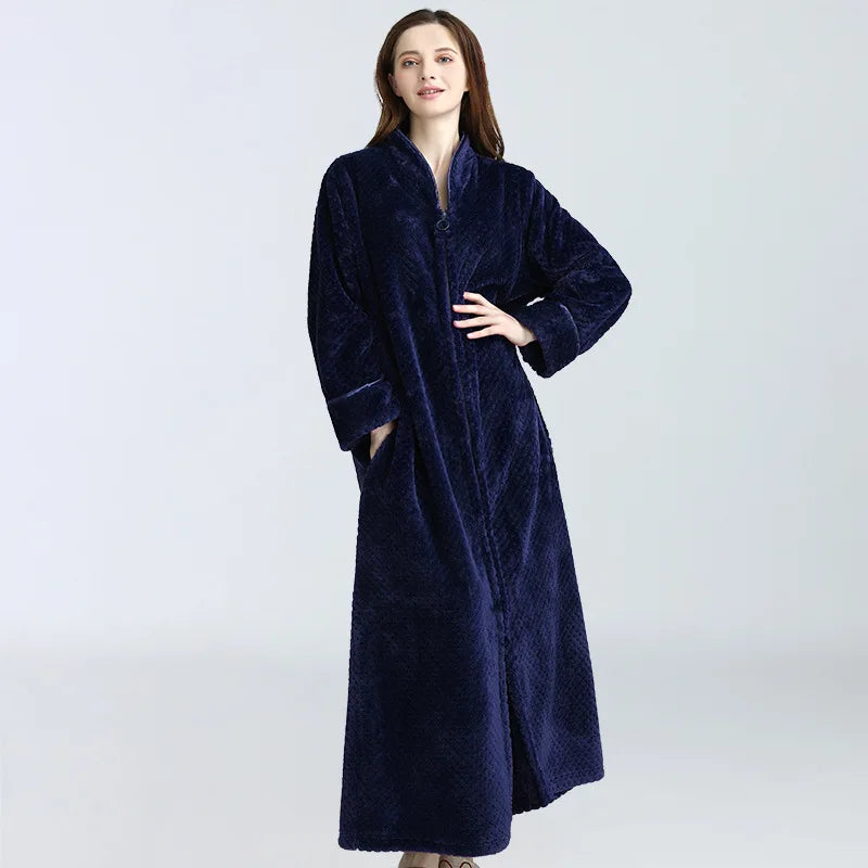 Peignoir femme zippé