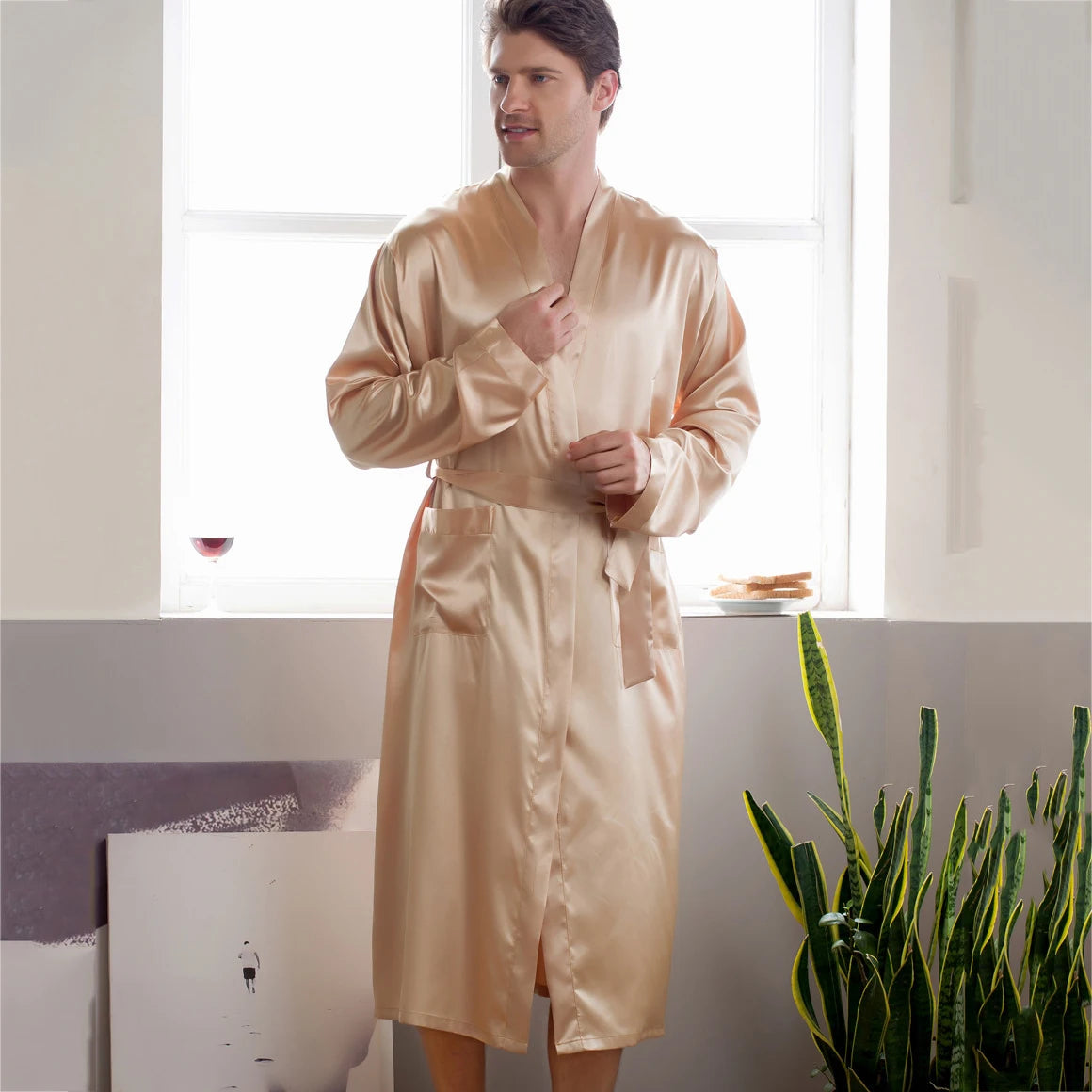 Peignoir grande taille pour homme