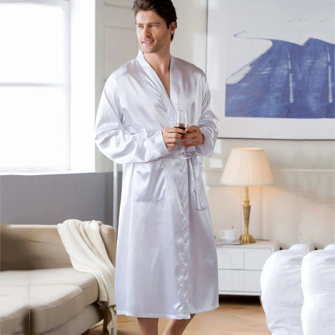 Peignoir grande taille pour homme