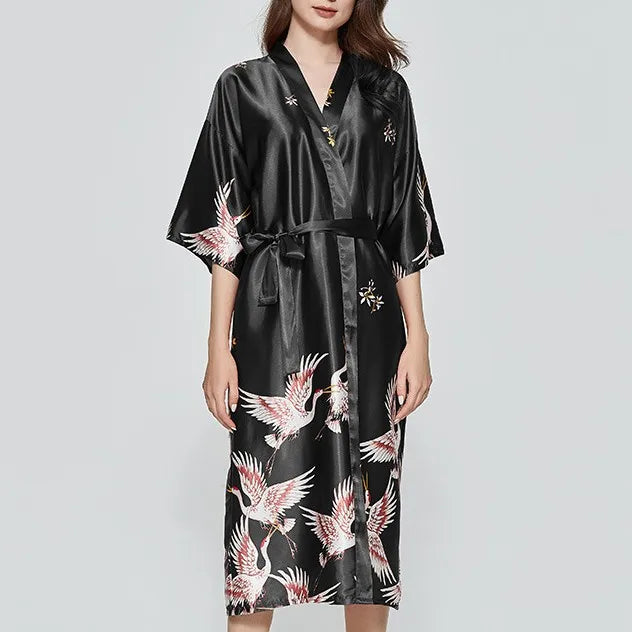 Peignoir grandes tailles femme