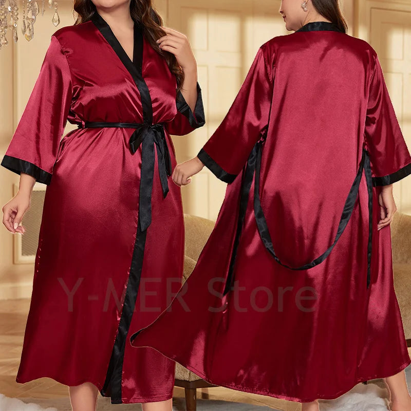 Peignoir grandes tailles femme