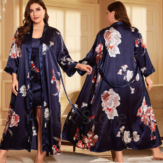 Peignoir grandes tailles femme