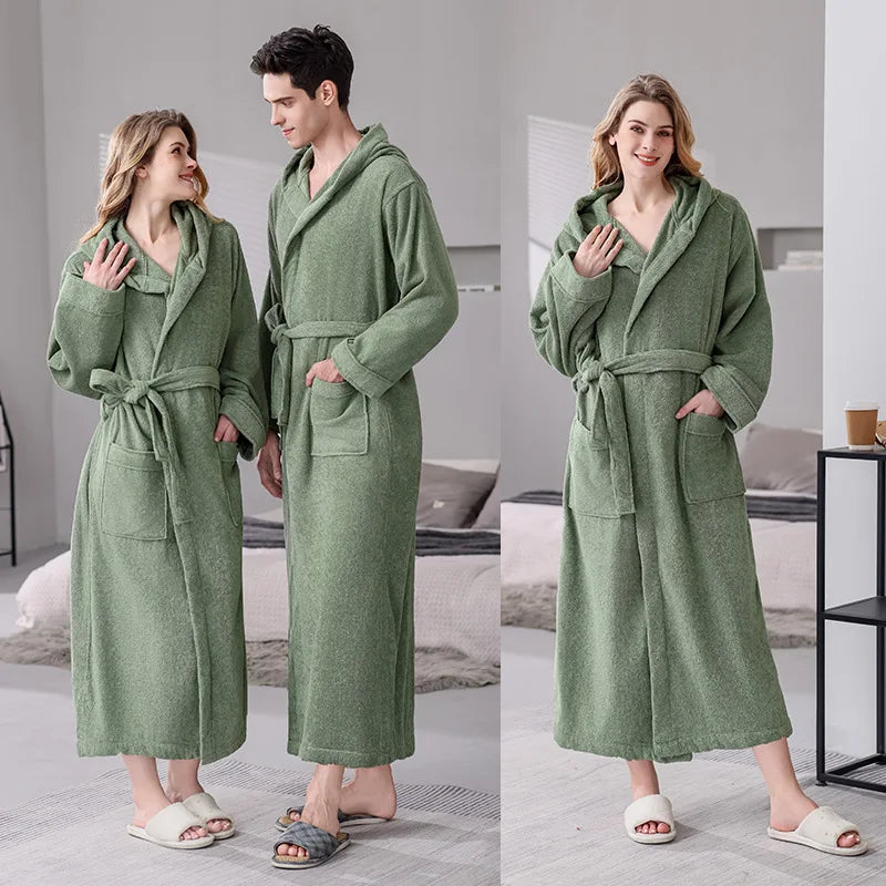 peignoir homme éponge