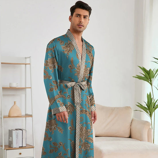 Kimono Peignoir Hommes Peignoir Kimono Homme Automne