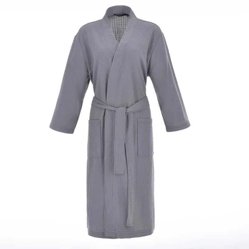Peignoir homme nid d'abeille