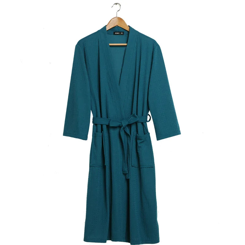 Peignoir homme nid d'abeille