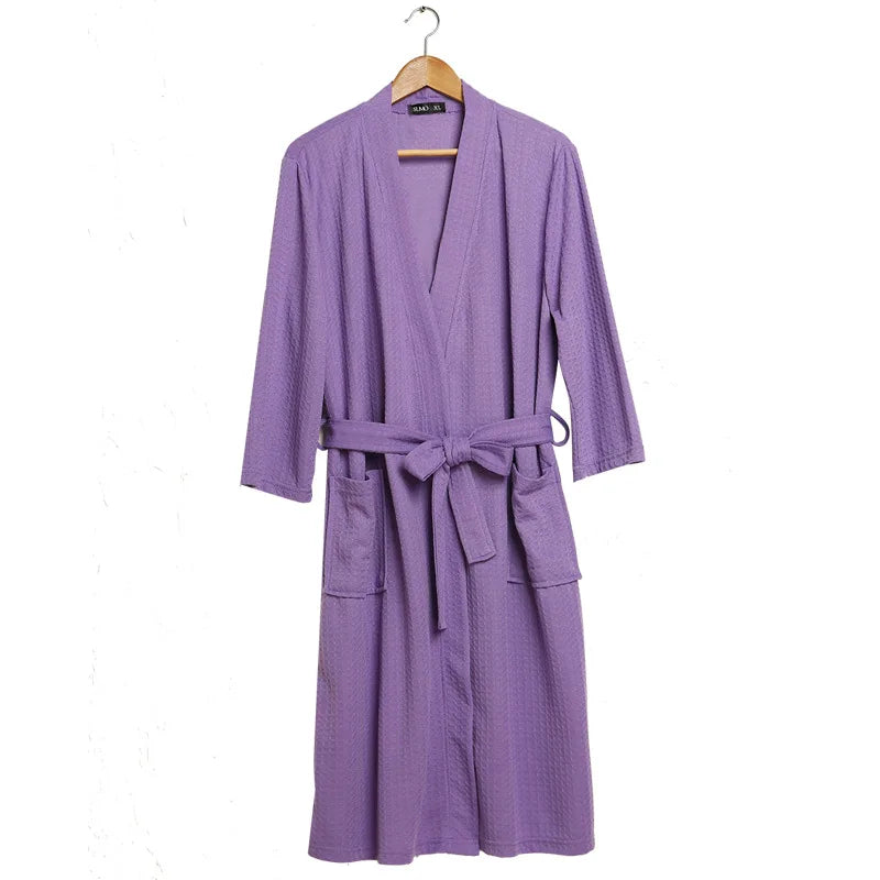 Peignoir homme nid d'abeille