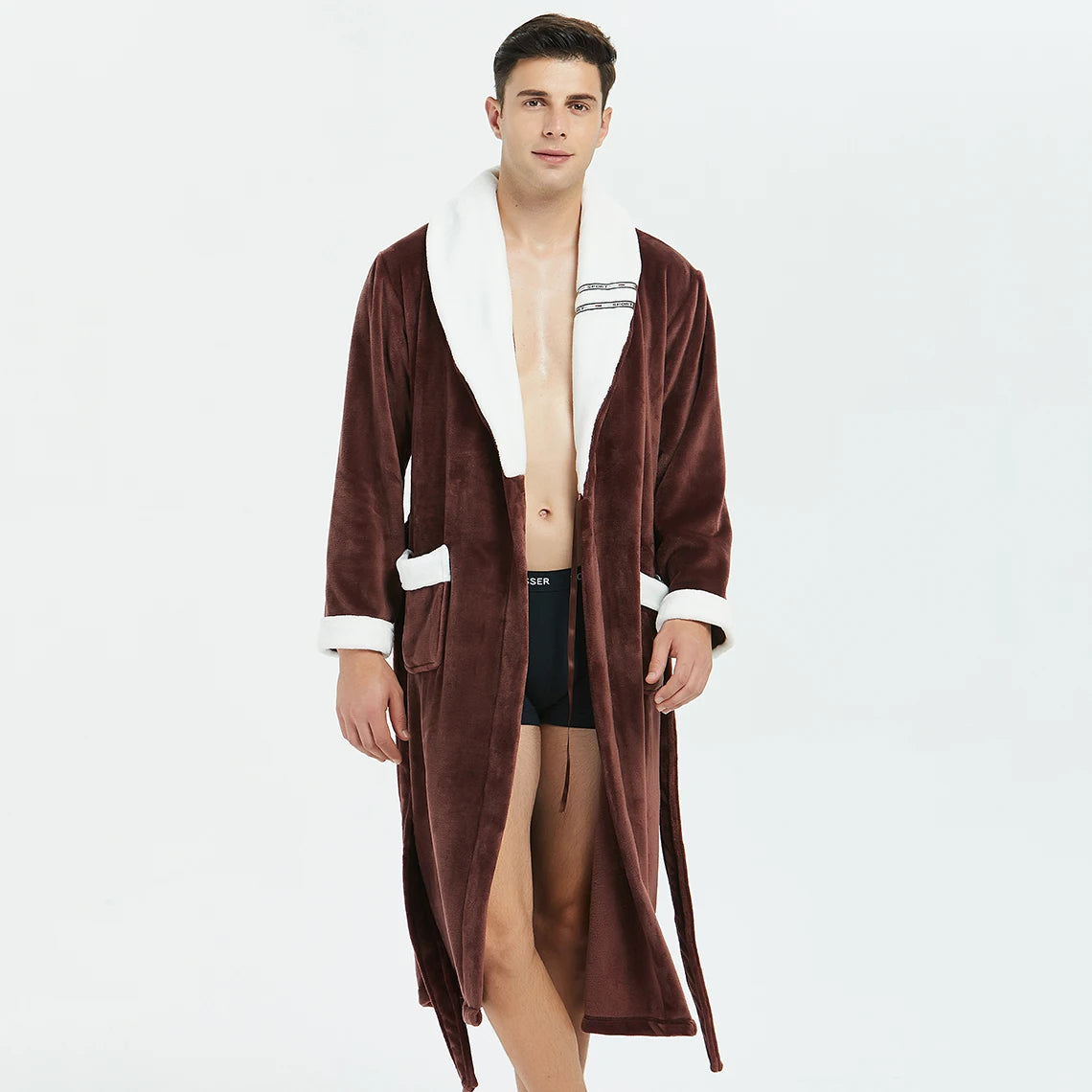 Peignoir homme polaire