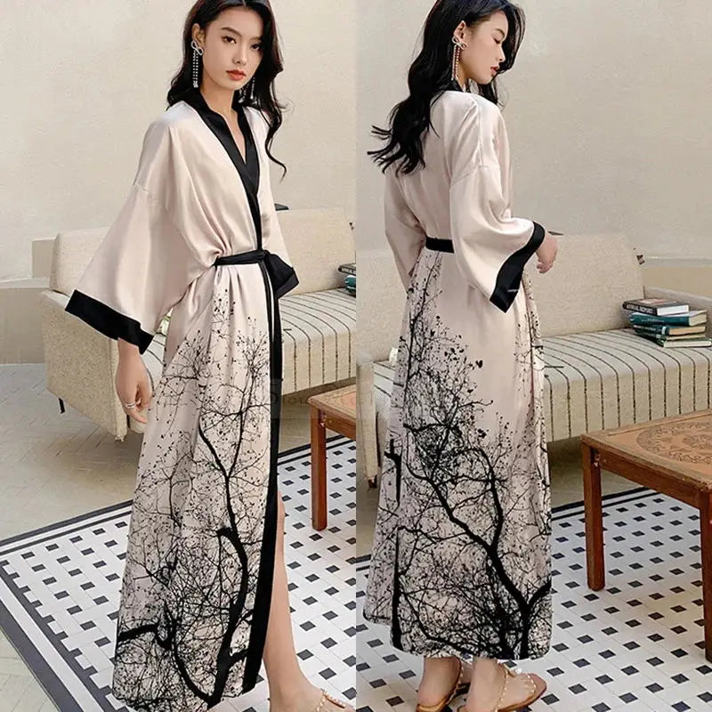 Peignoir kimono