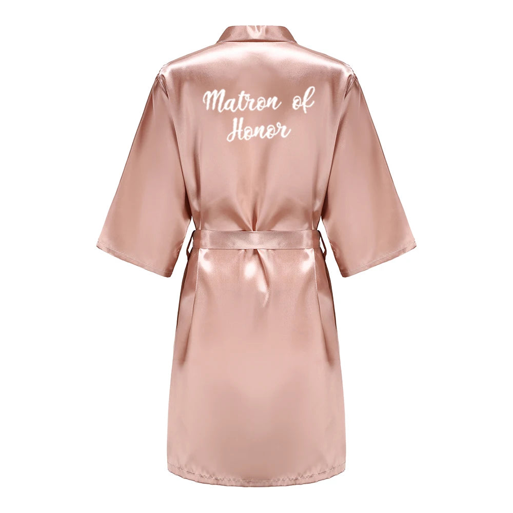 Peignoir mariage