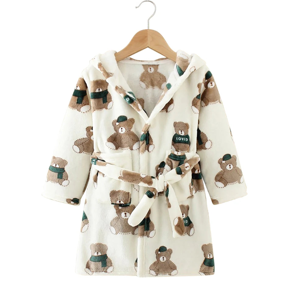 Peignoir polaire enfant