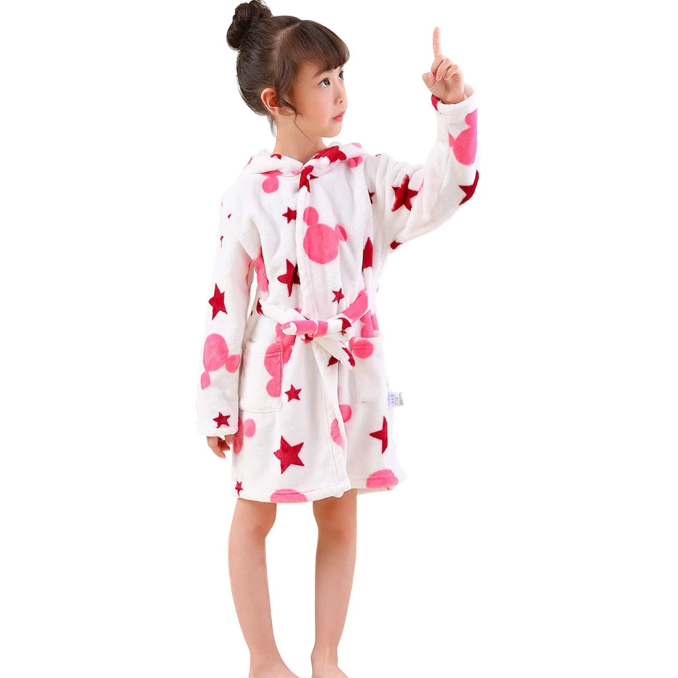 Peignoir polaire enfant