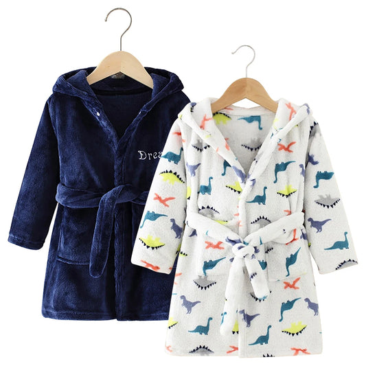 Peignoir polaire enfant