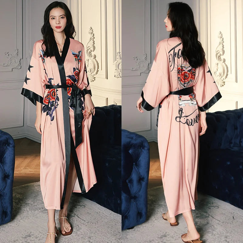 Peignoire kimono