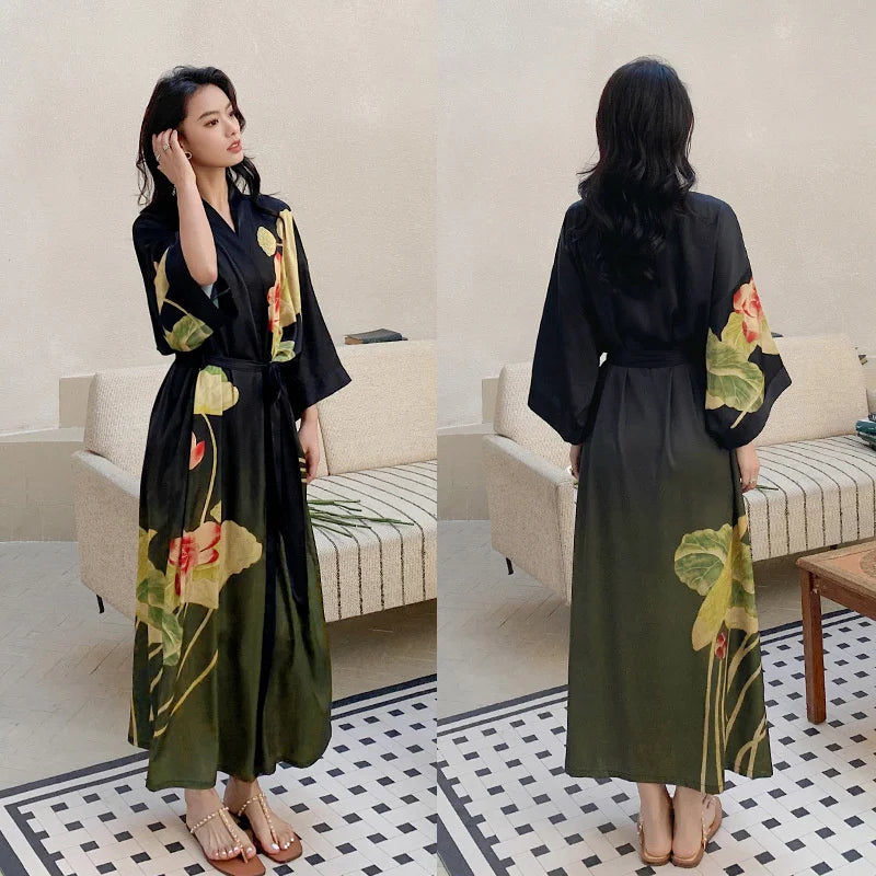 Peignoire kimono
