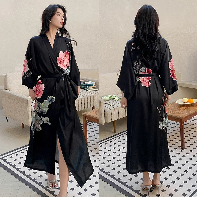 Peignoire kimono