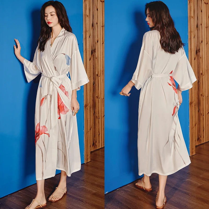 Peignoire kimono