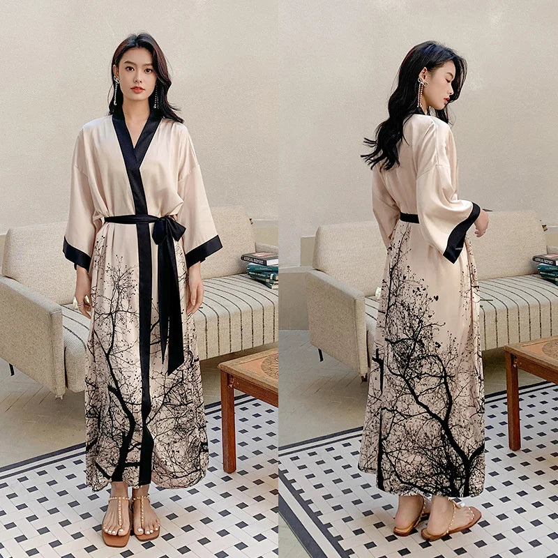 Peignoire kimono