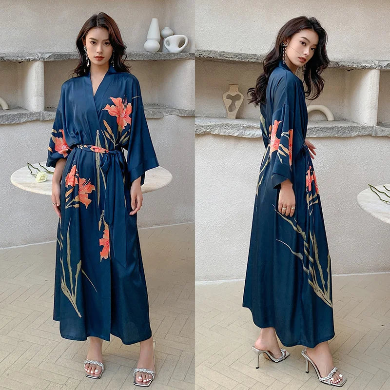 Peignoire kimono
