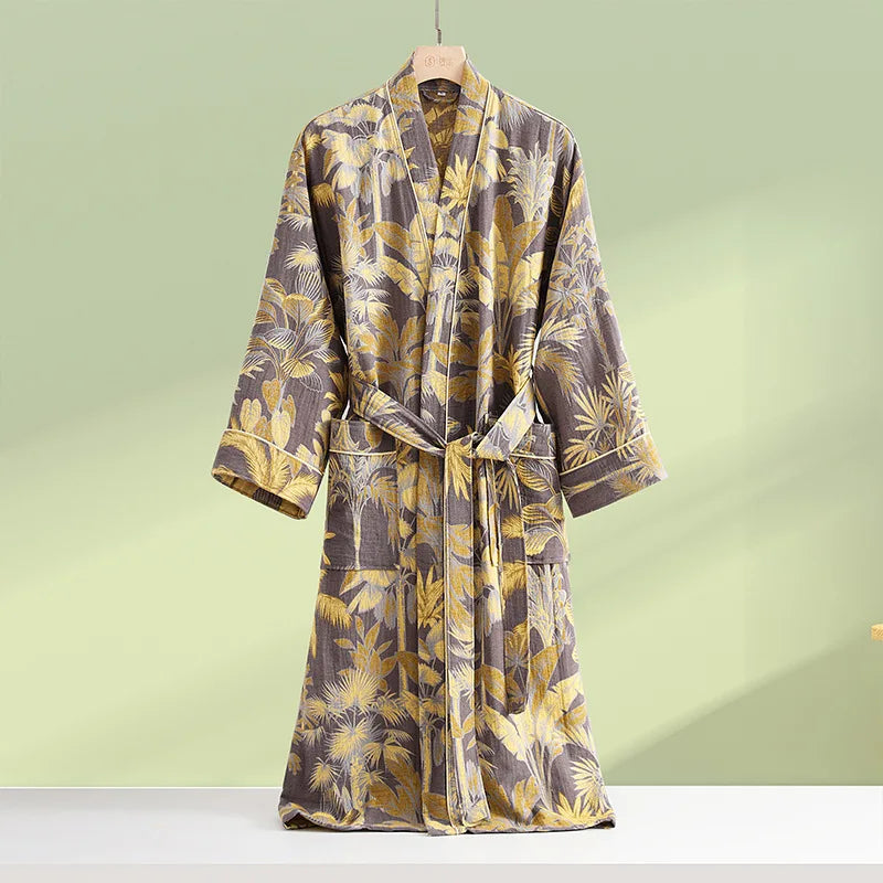 Peignoire nid d'abeille femme
